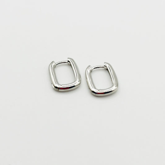 SICI - Huggies para mujer de plata en color plateado - PL-A13